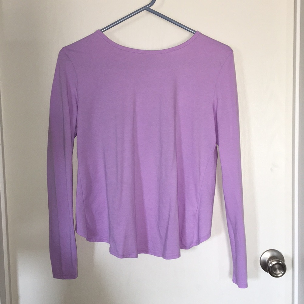 Fabletics purple shirt
